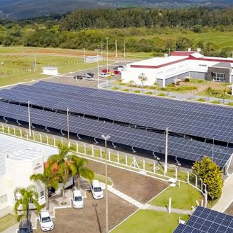 Solar plant at the Brasil location